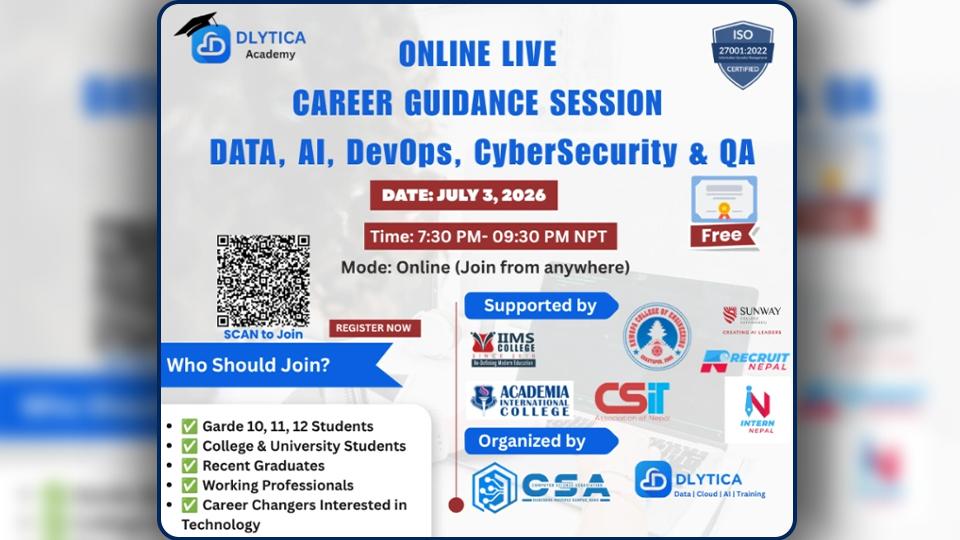 Online Live Career Guidance Session (Data, AI, DevOps, Cybersecurity & QA)