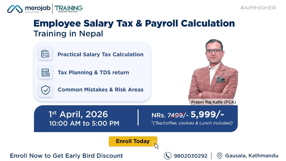 Training on Employee Salary Tax & Payroll Calculation in Nepal
