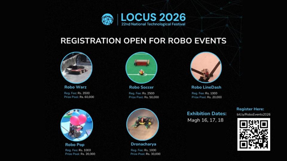 Robo Events at LOCUS 2026
