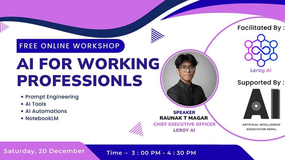 AI for Working Professionals: A Practical Workshop